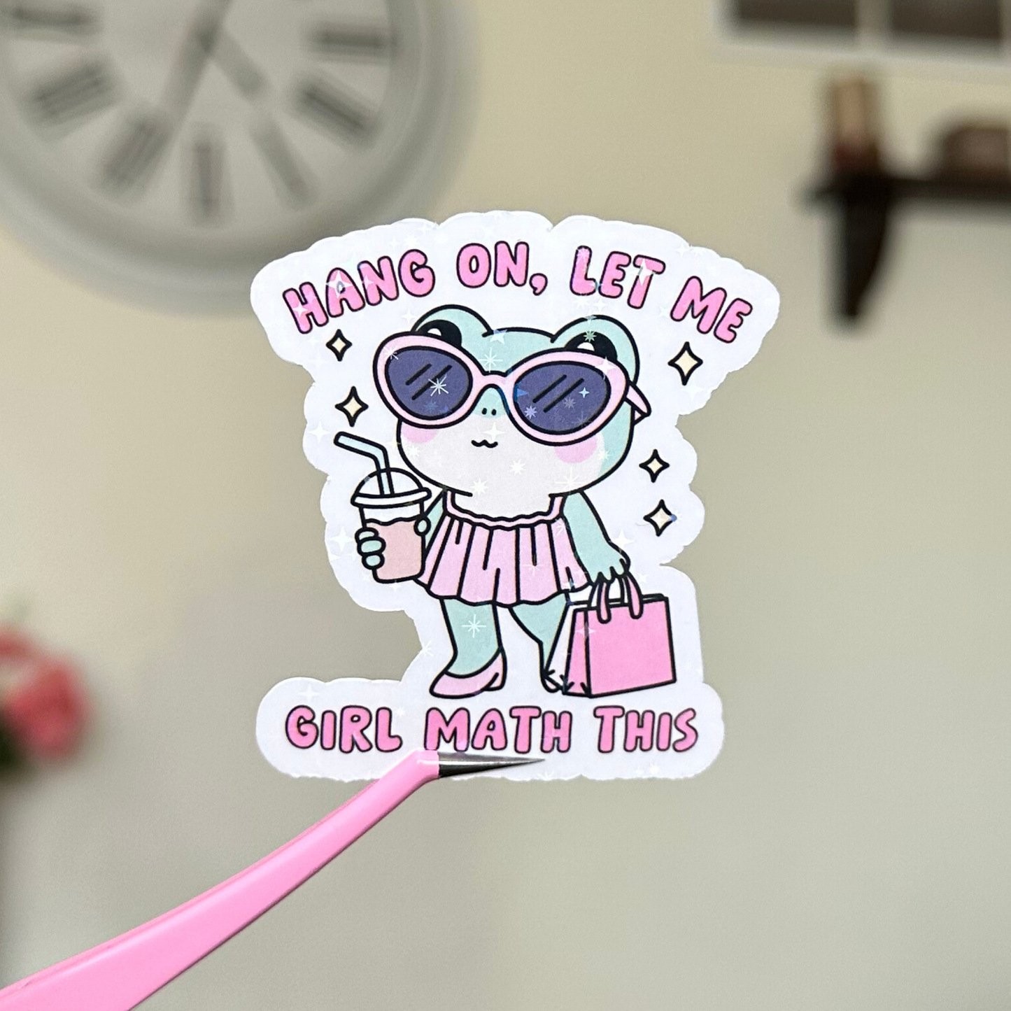 Let Me Girl Math This Sticker