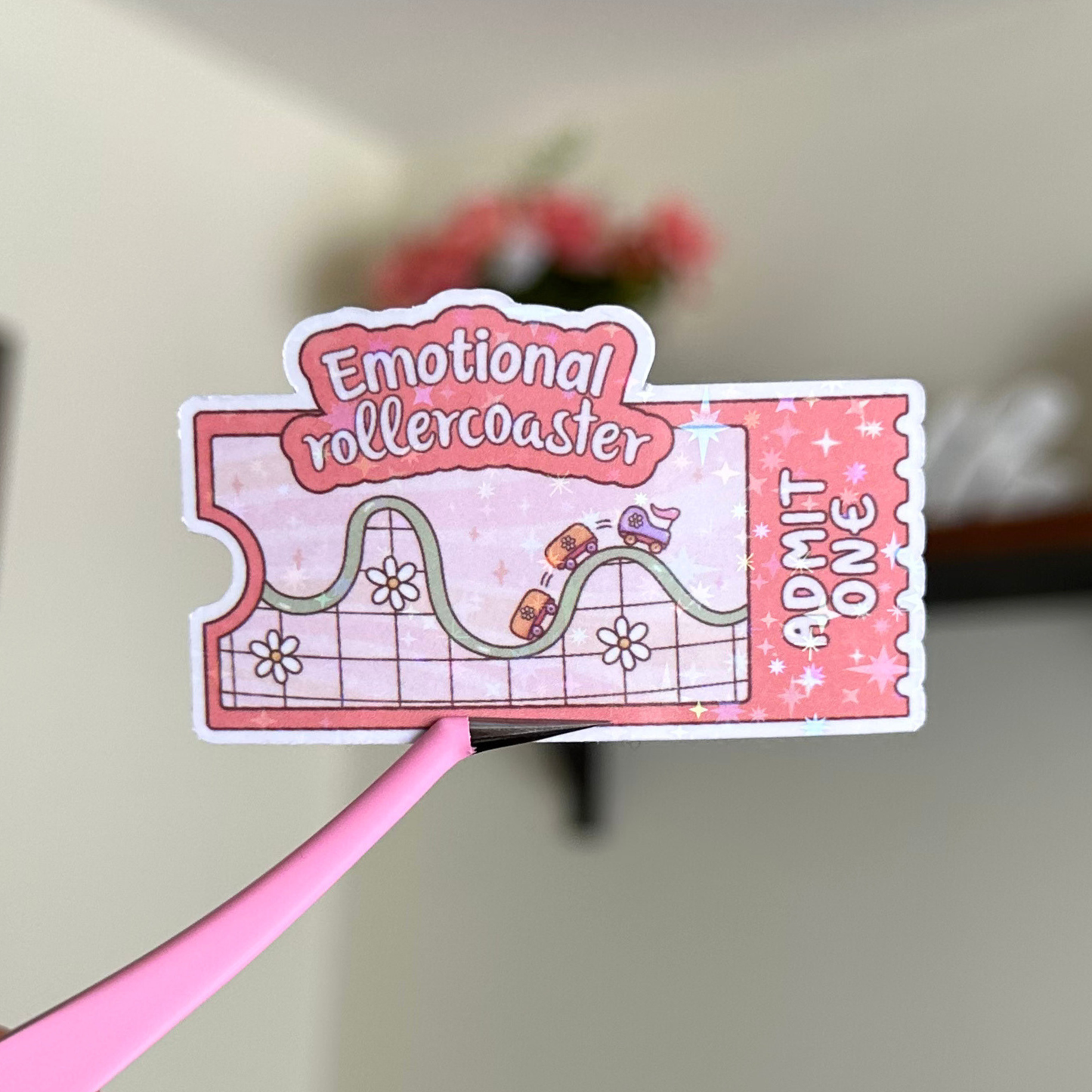 Emotional Rollercoaster Sticker