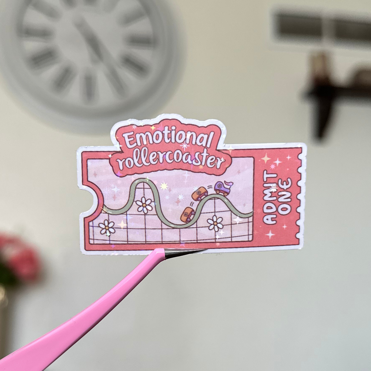 Emotional Rollercoaster Sticker