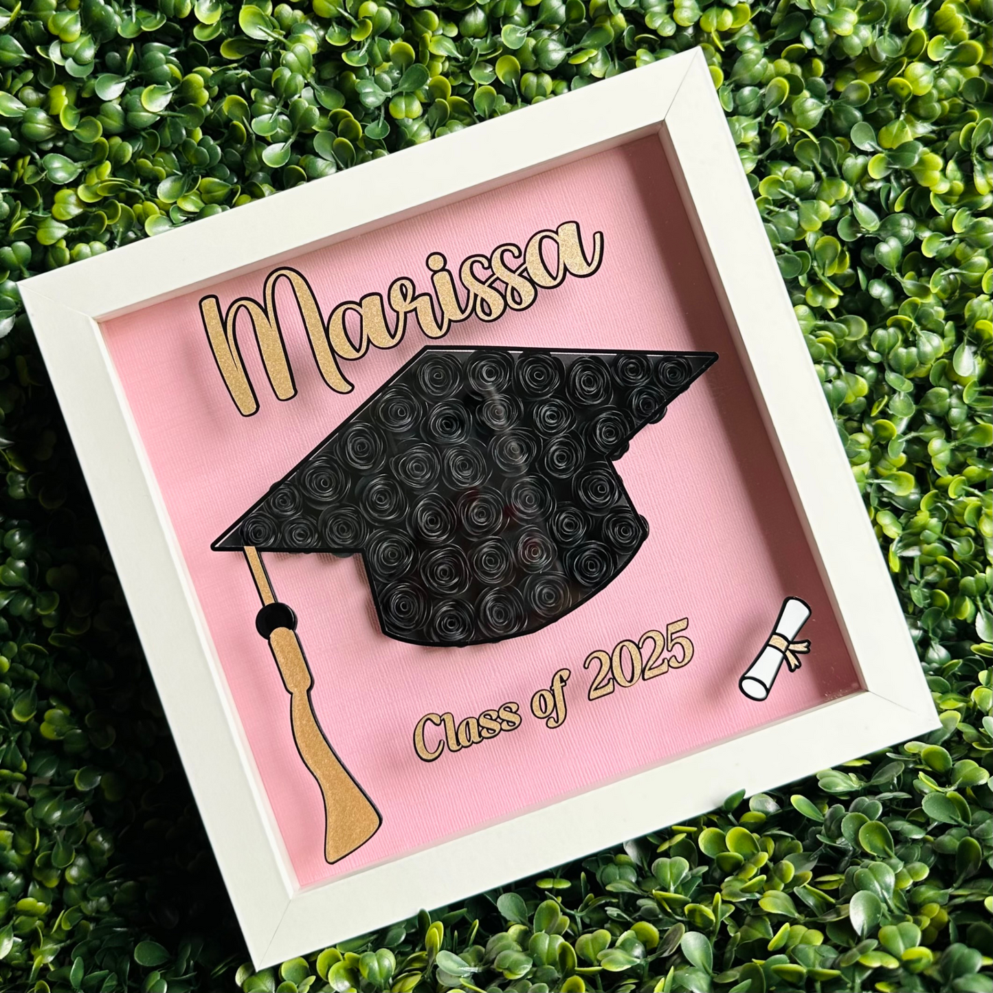 Girl Graduation Shadow Box