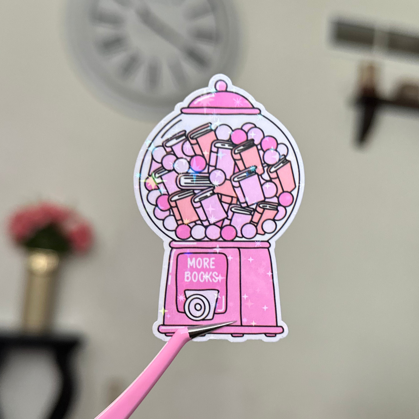 Book Candy Machine Sticker