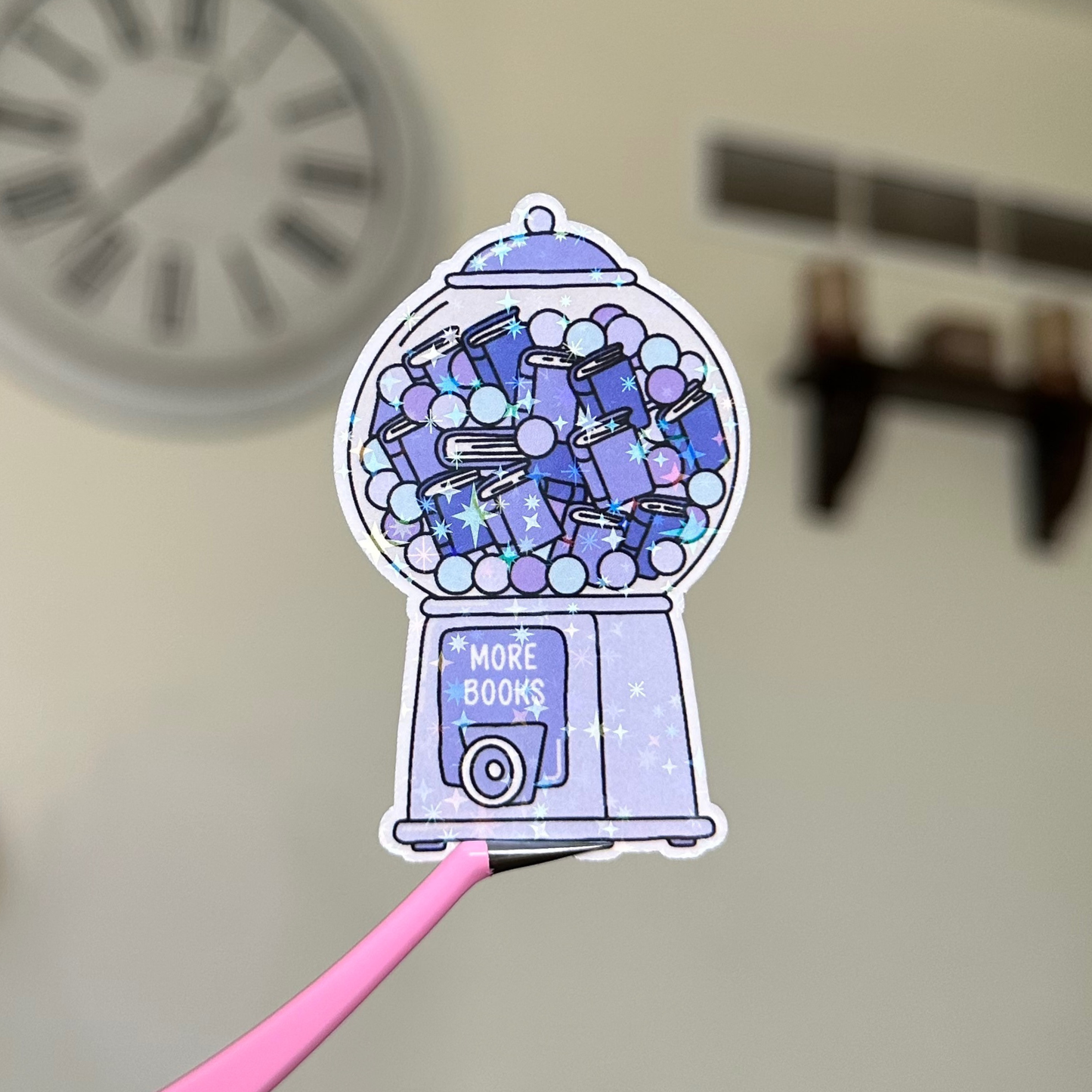 Book Candy Machine Sticker