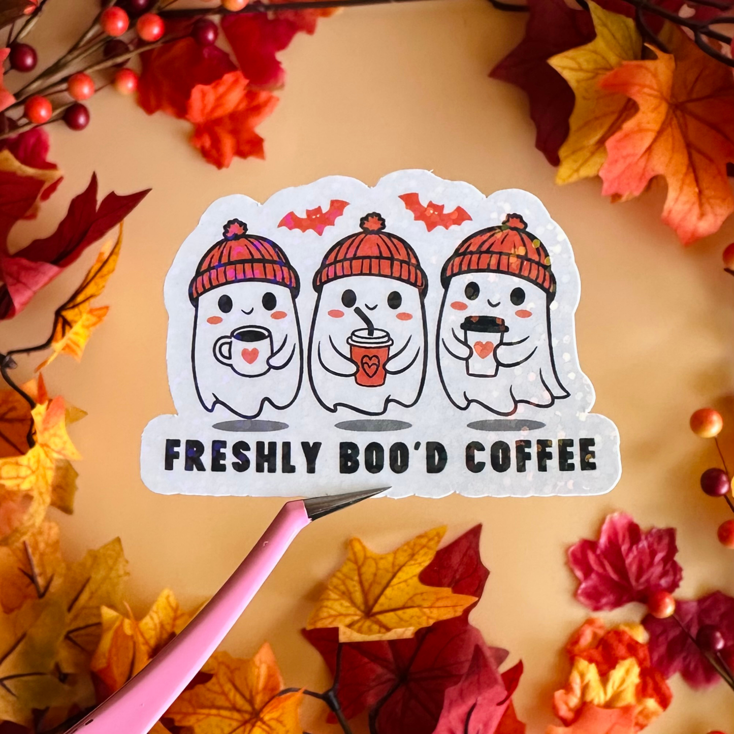 Freshly Boo'd Coffee Sticker