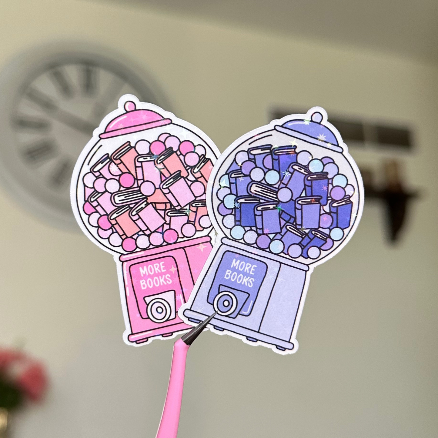 Book Candy Machine Sticker
