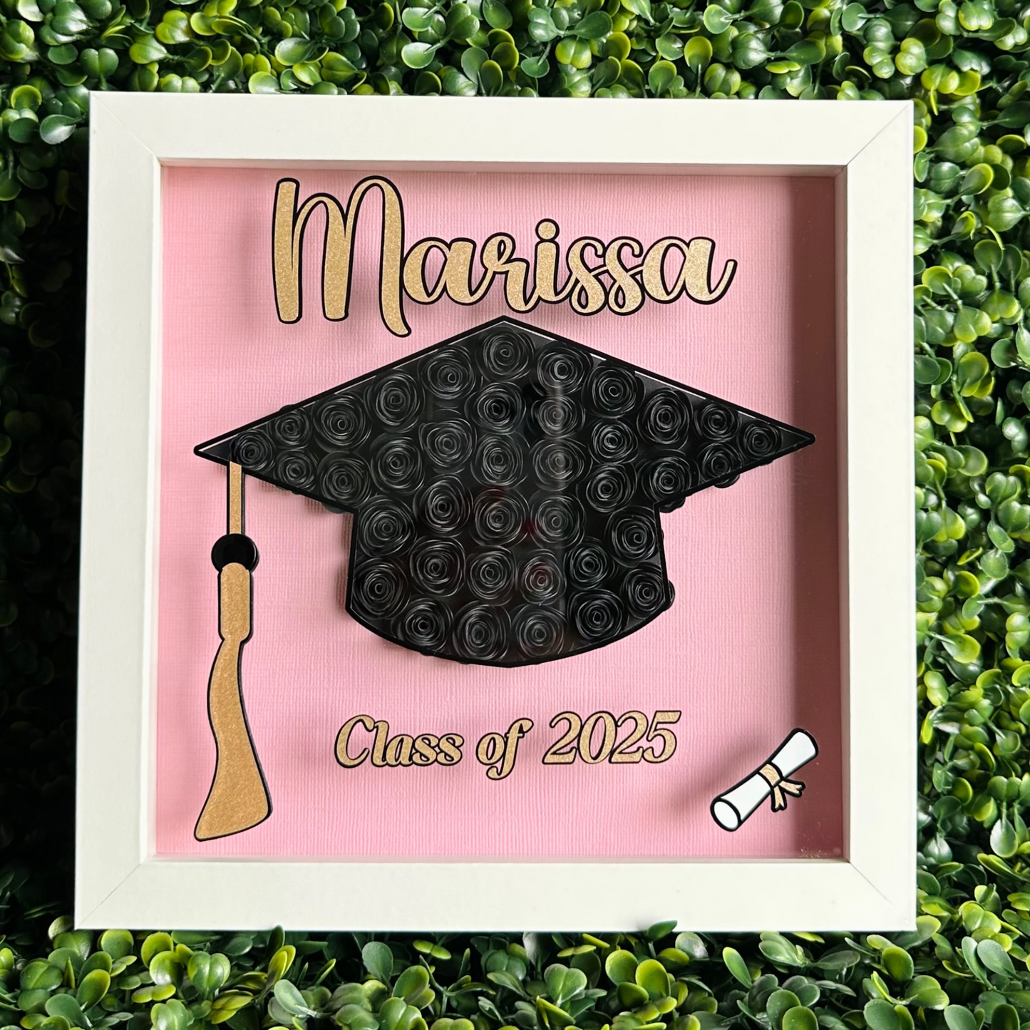 Girl Graduation Shadow Box