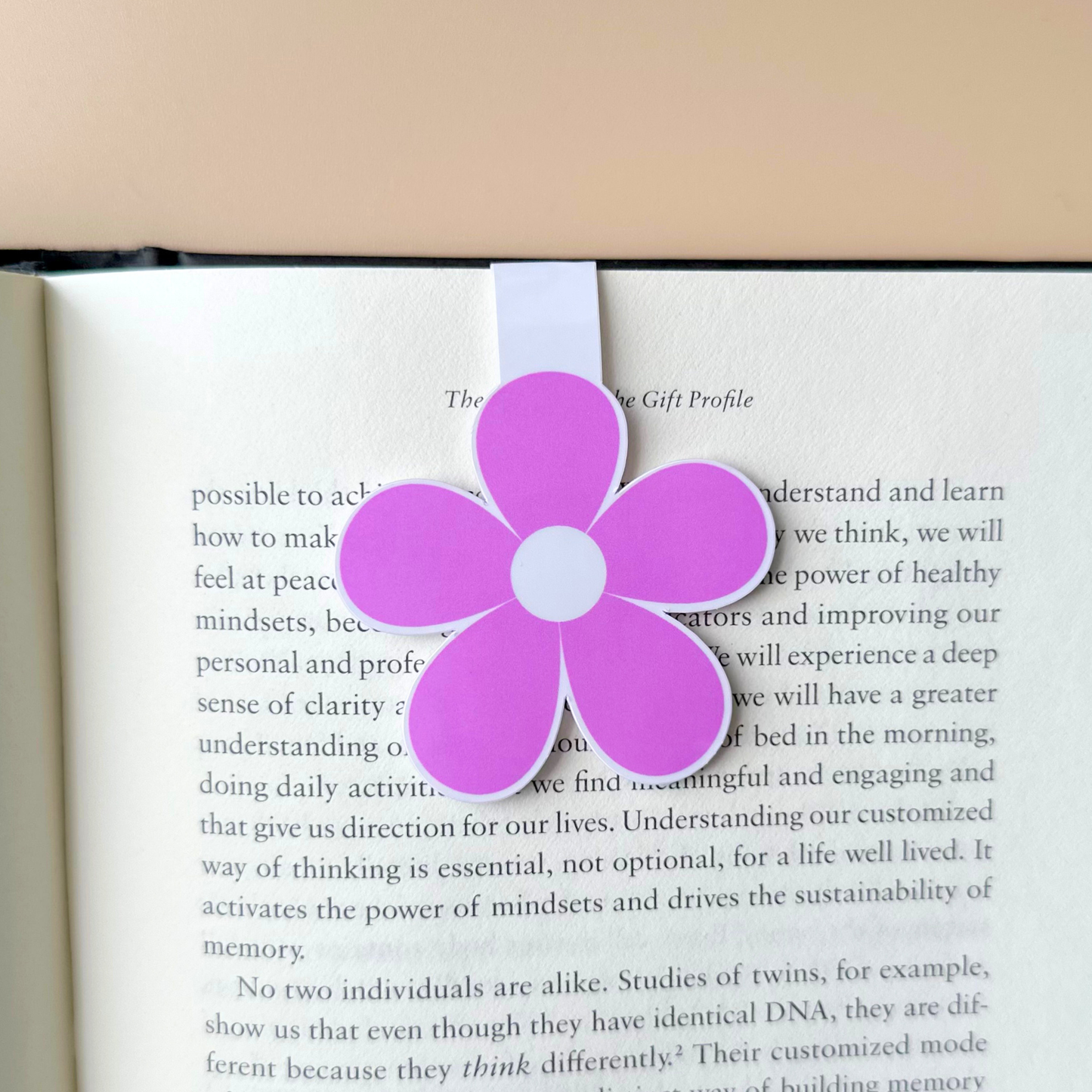 Purple Flower Magnetic Bookmark