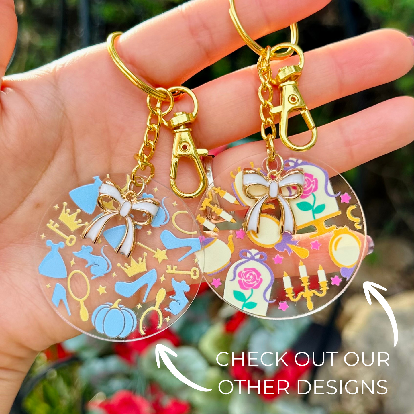Slipper Princess Acrylic Keychain