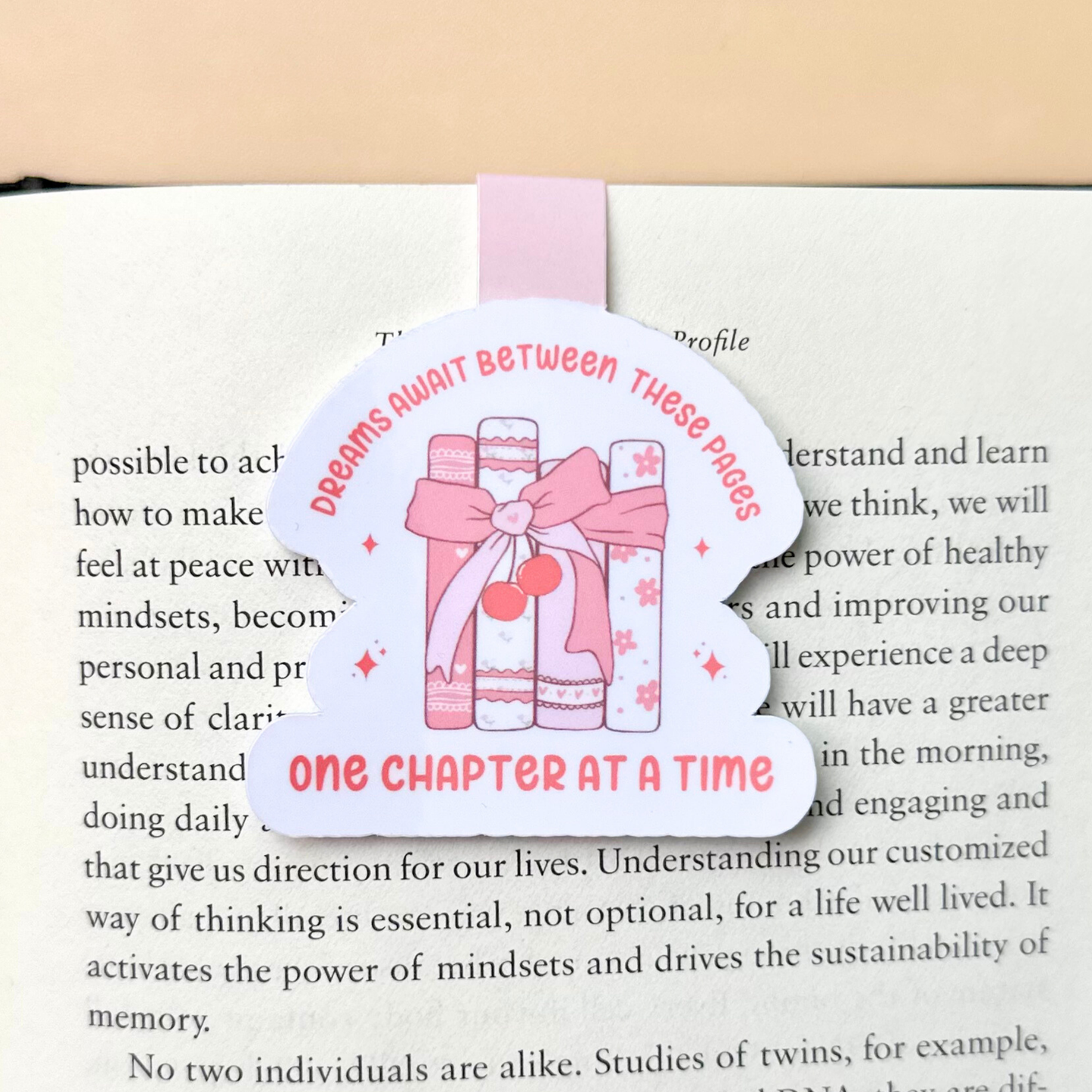 One Chapter at a Time Magnetic Bookmark