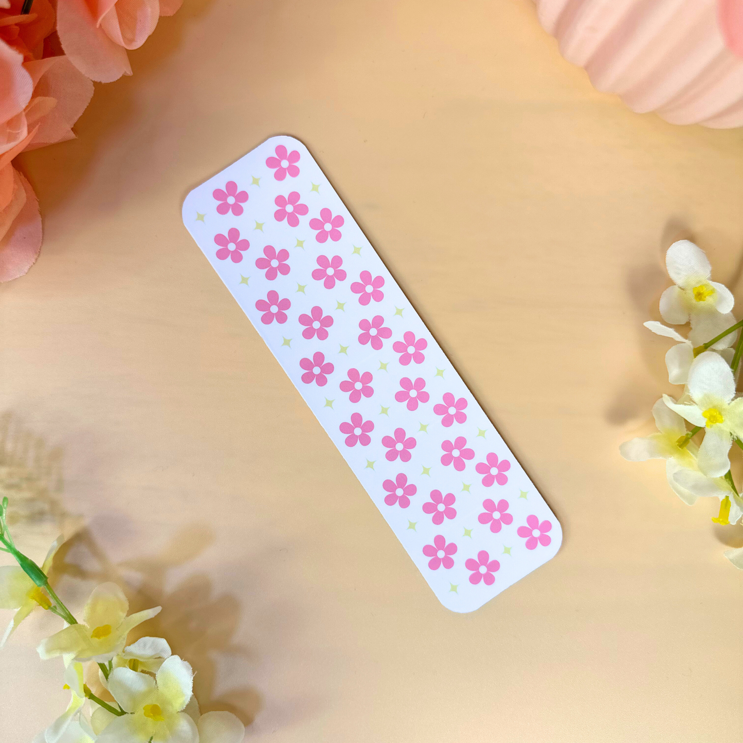 Pink Flower Bookmark