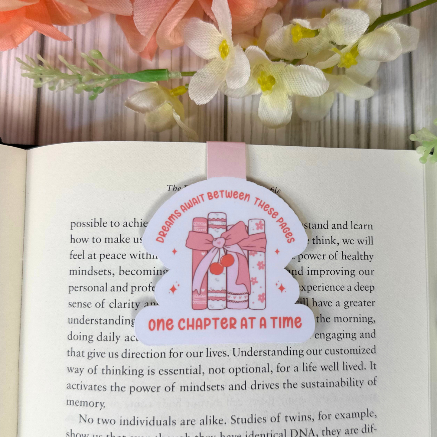 One Chapter at a Time Magnetic Bookmark