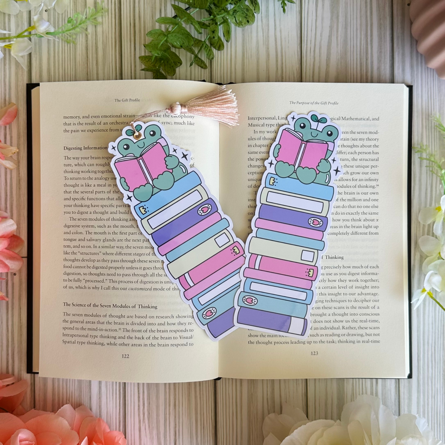 Bookworm Frog Bookmark