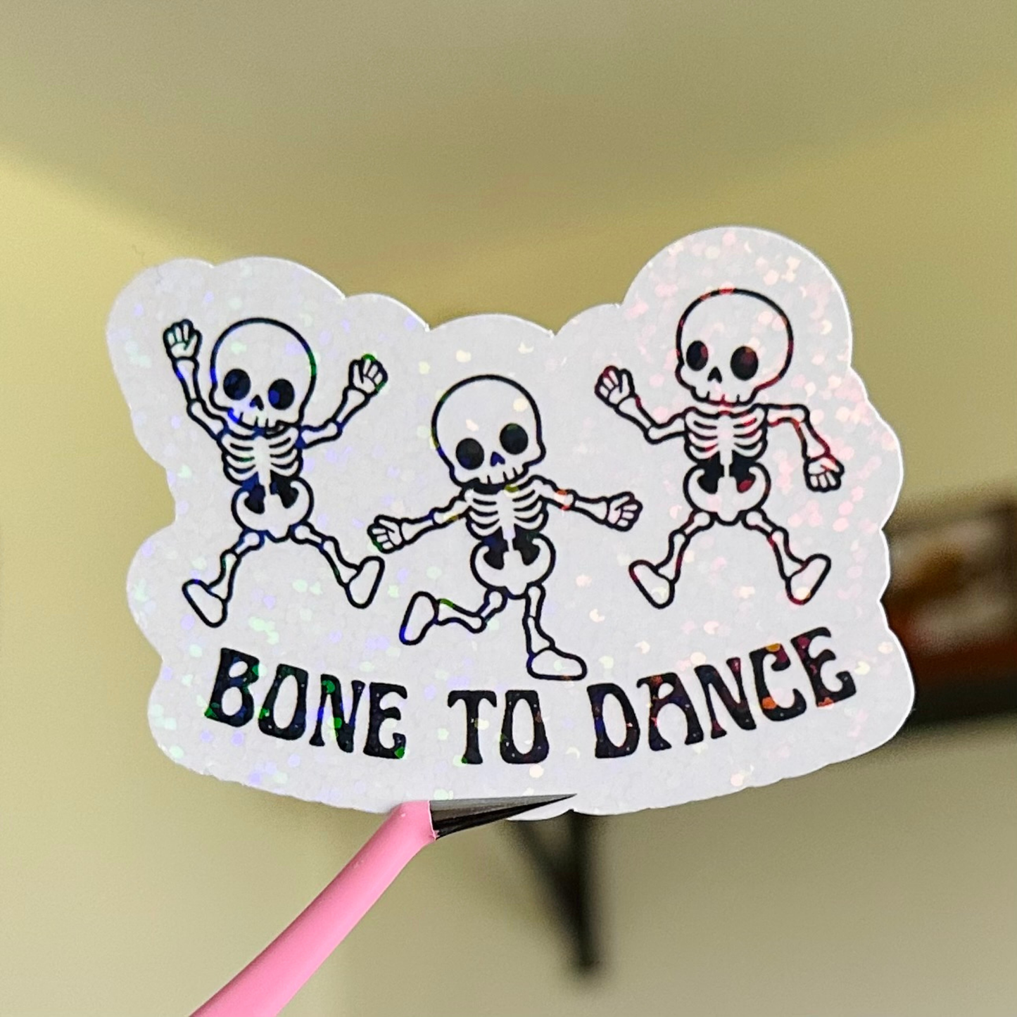 Bone to Dance Skeletons Sticker