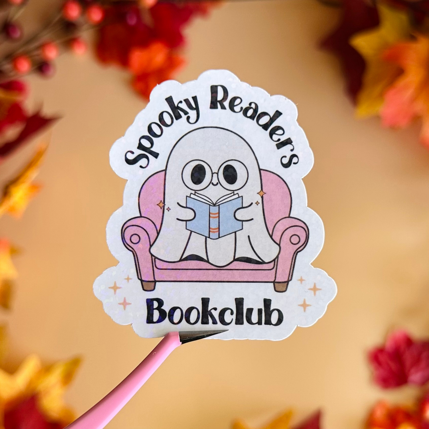 Spooky Readers Bookclub Sticker