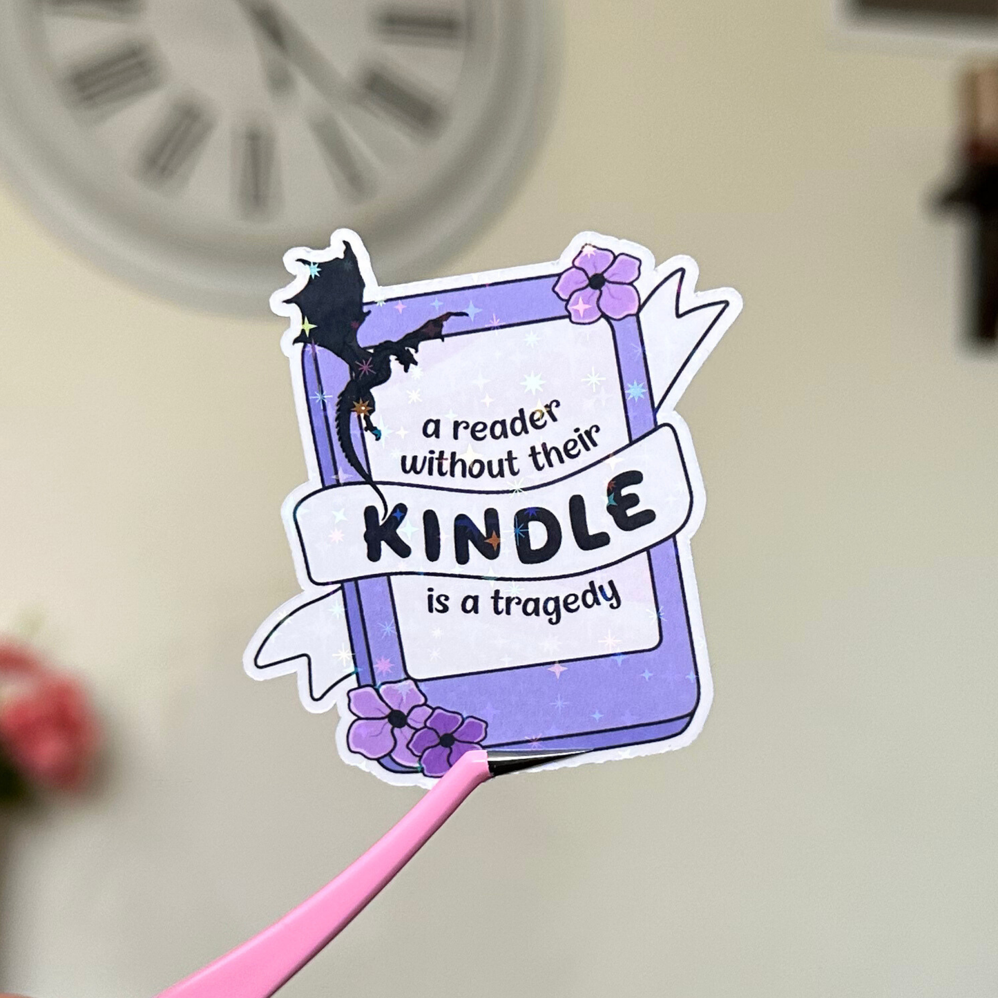 Kindle Dragon Sticker