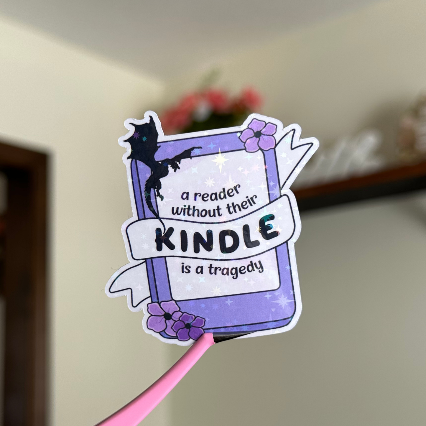 Kindle Dragon Sticker