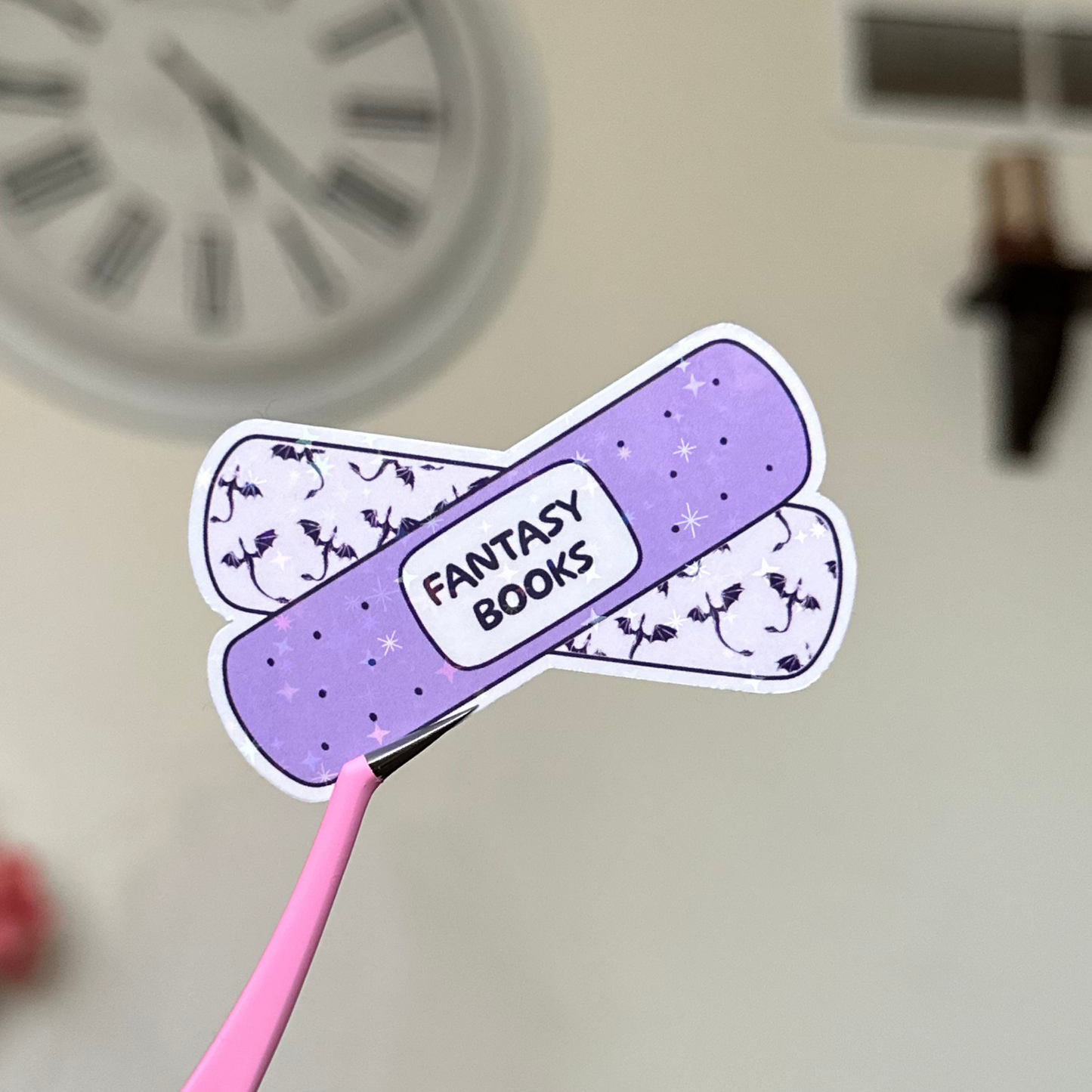 Fantasy Books Bandage Sticker