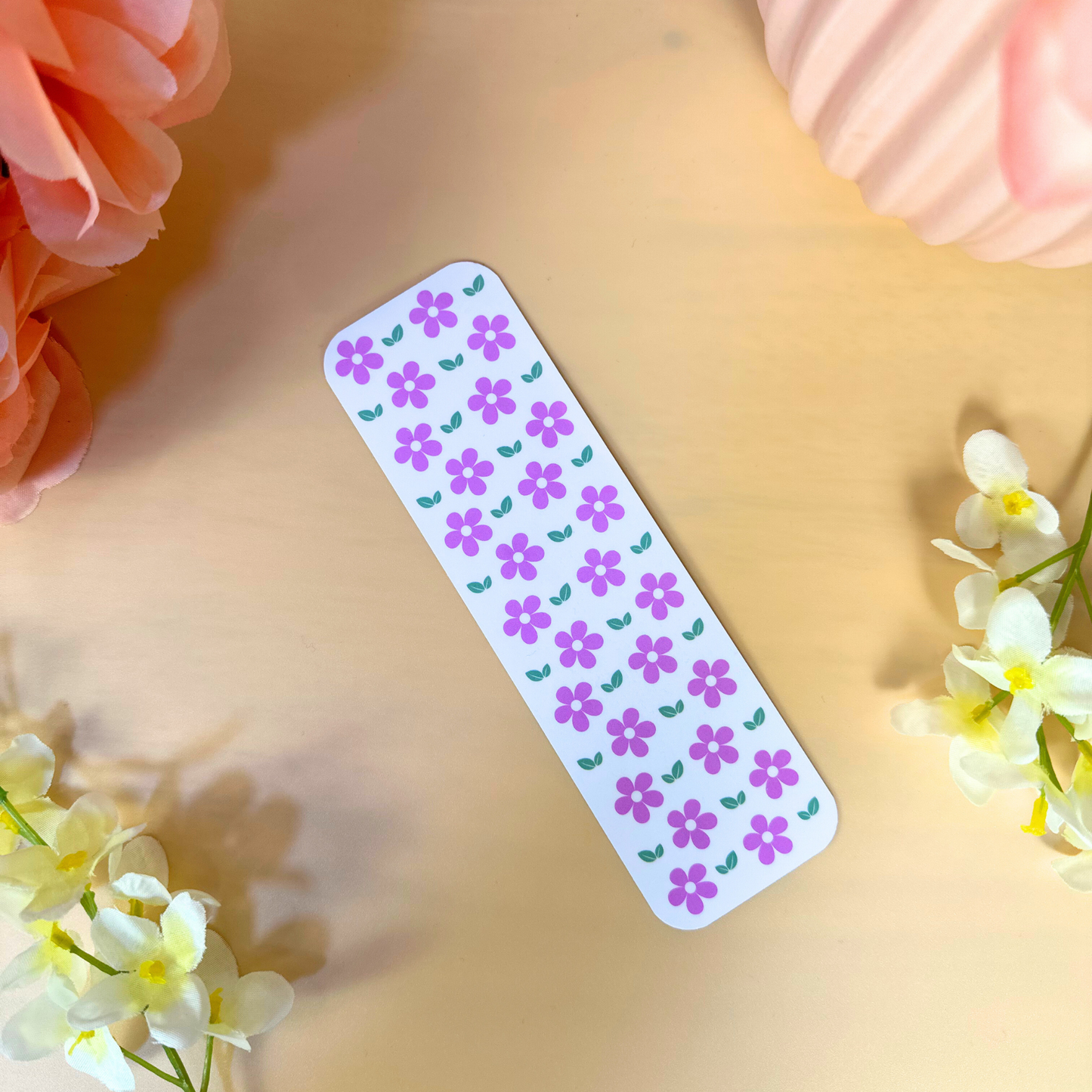 Purple Flower Bookmark