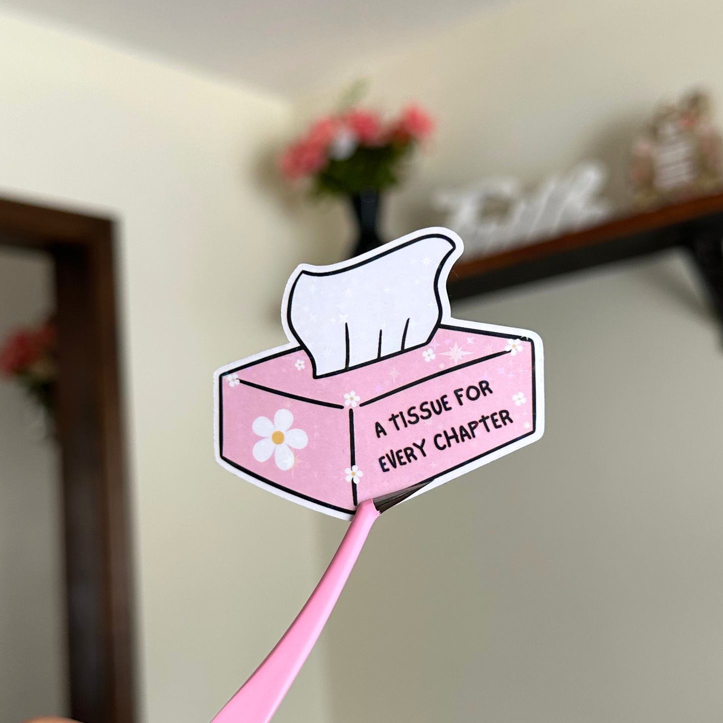 A Tissue for Every Chapter Sticker