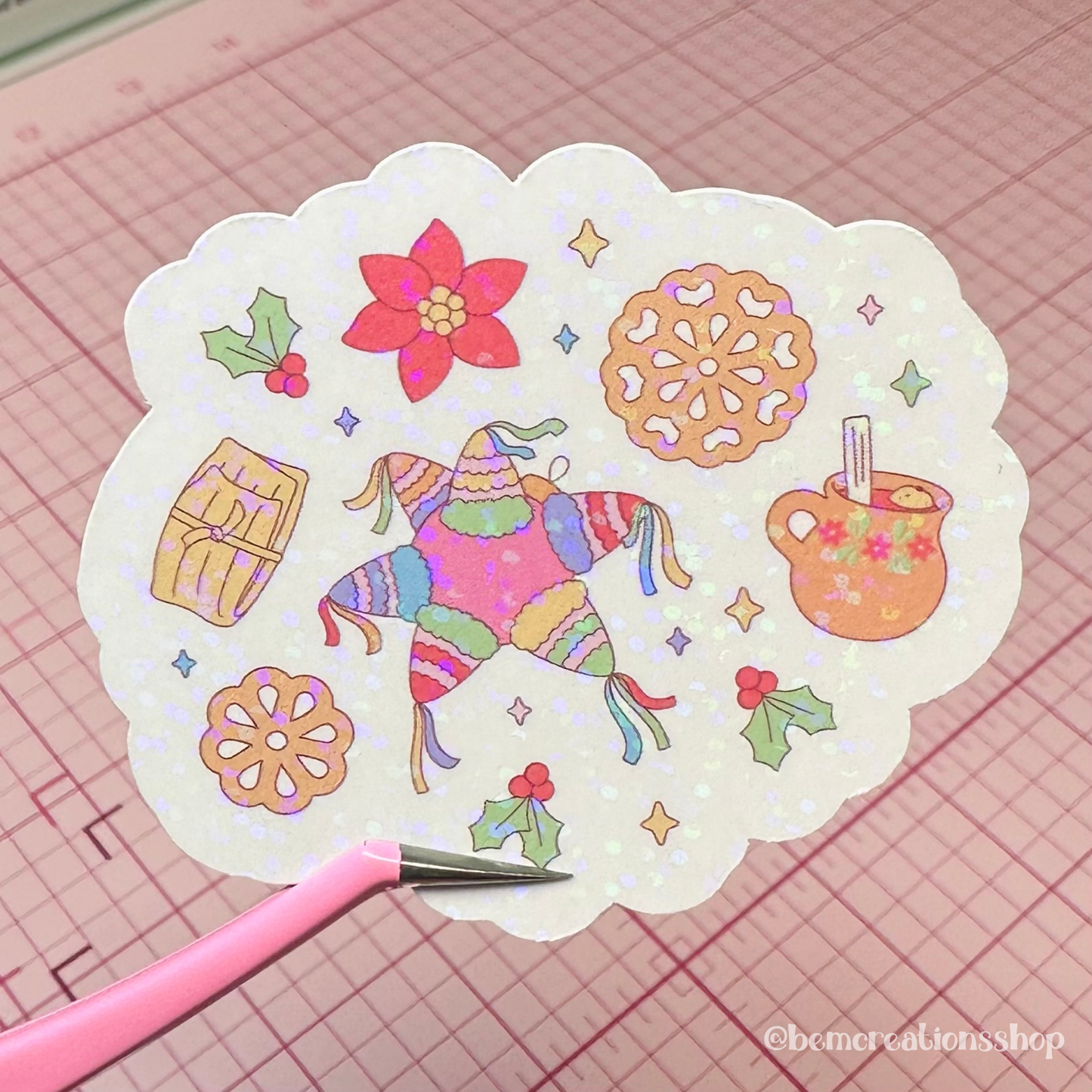 Mexican Posada Sticker