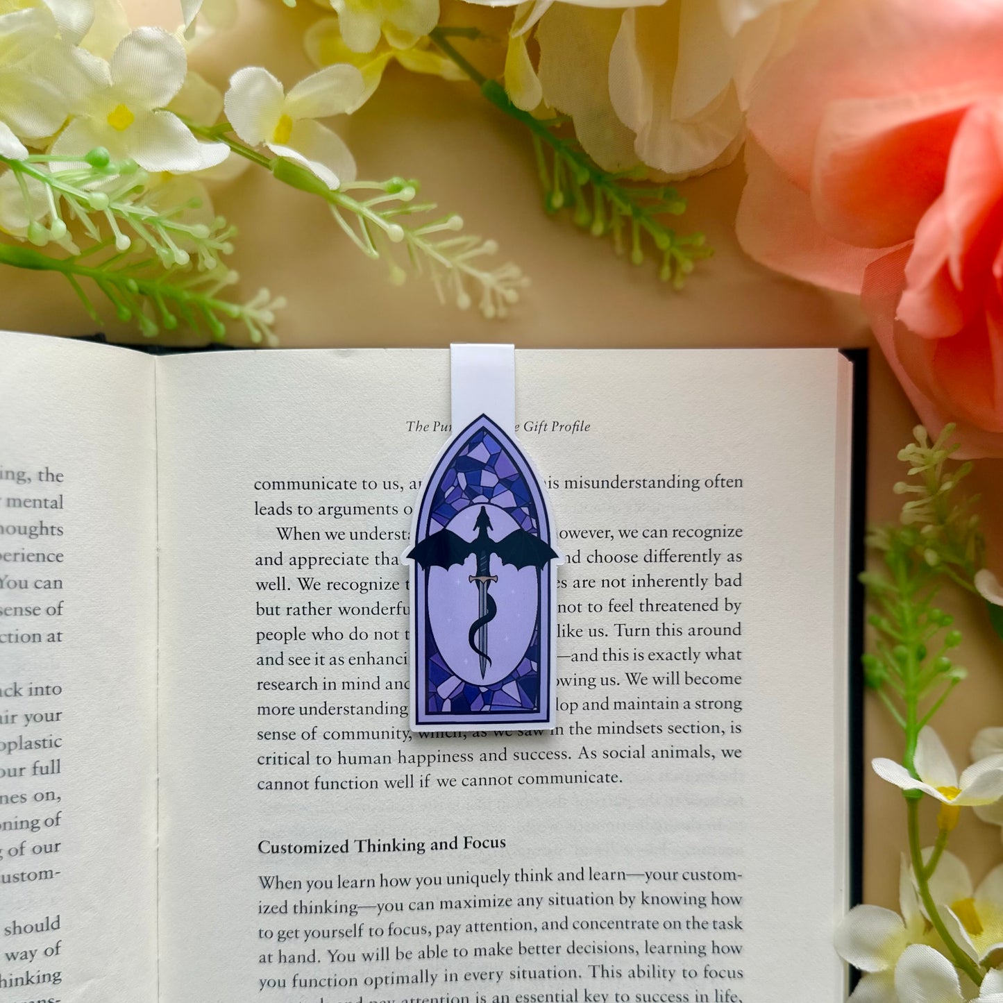 Dragon Sword Magnetic Bookmark