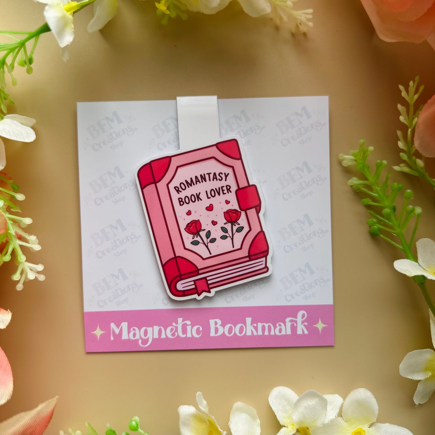 Romantasy Book Lover Magnetic Bookmark