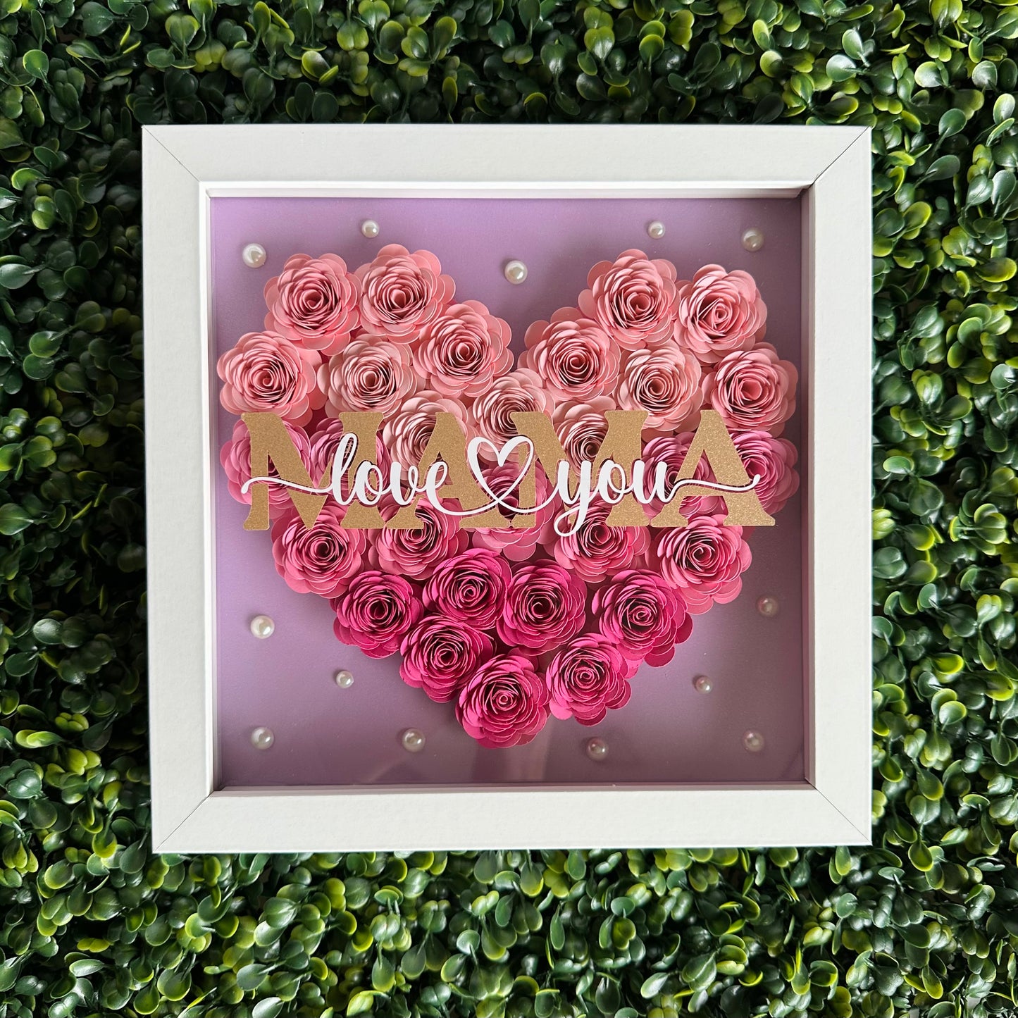 Mama Heart Shadow Box