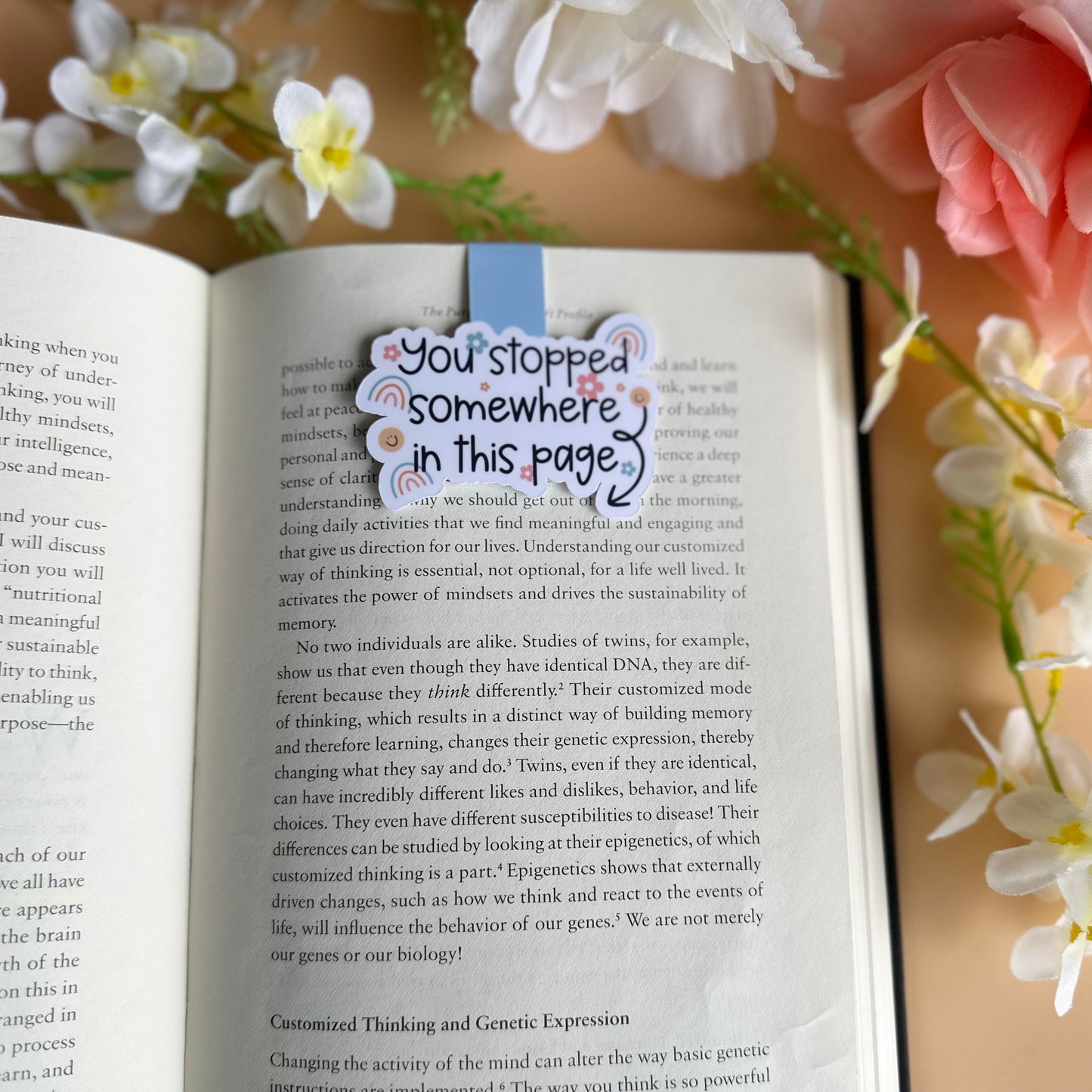 You Stopped Somewhere In This Page Magnetic Bookmark