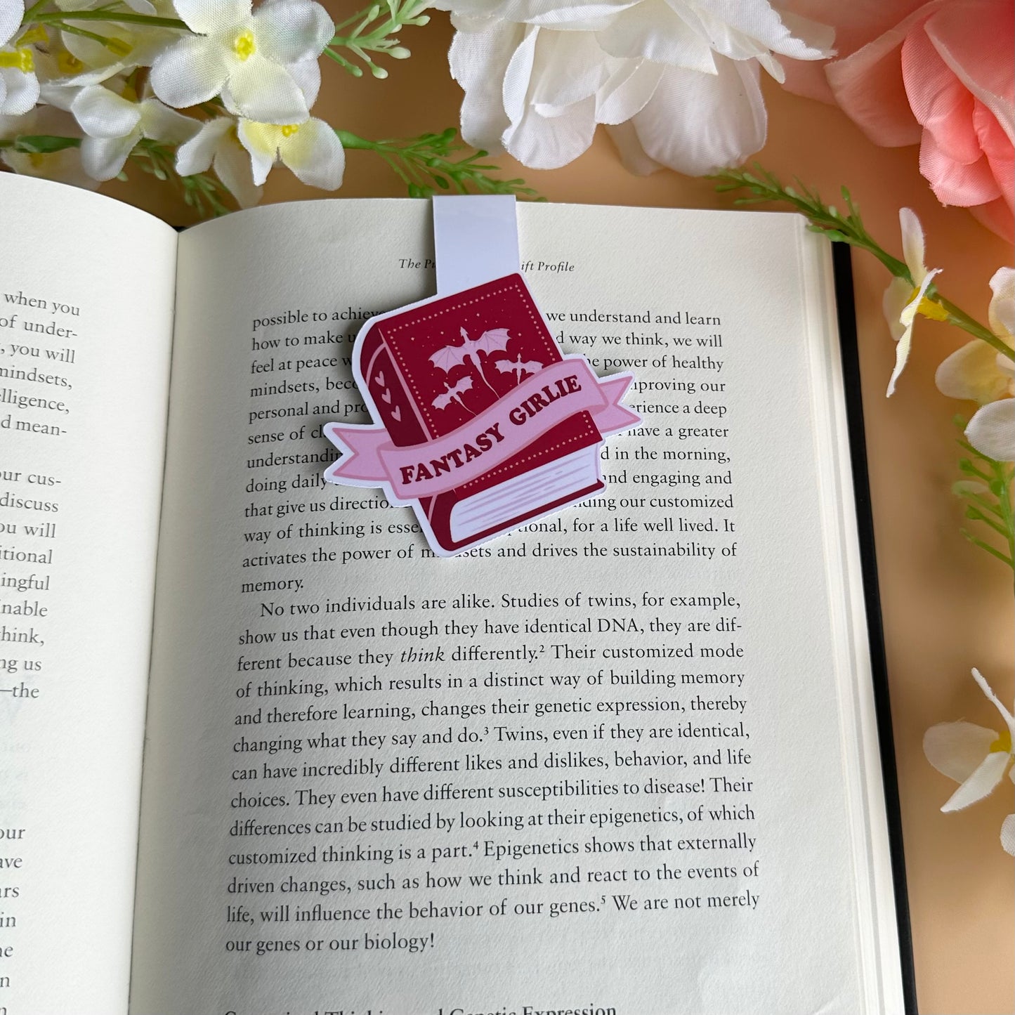 Fantasy Girlie Magnetic Bookmark