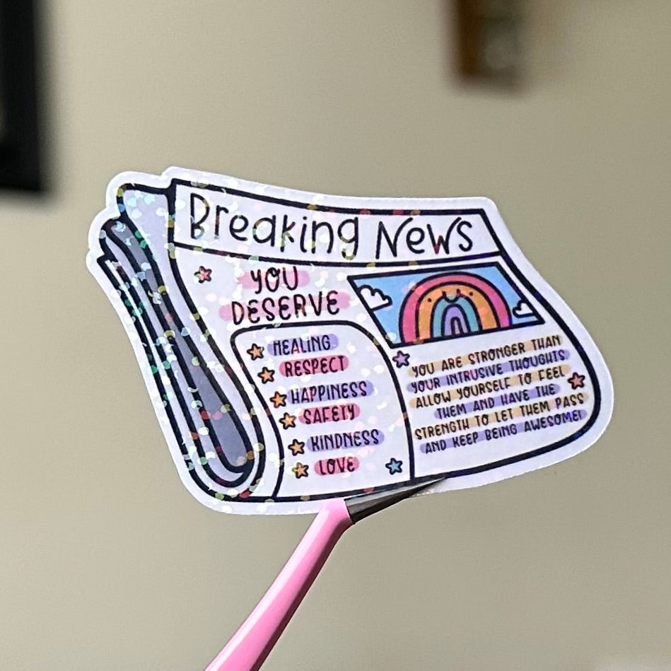 Breaking News Sticker