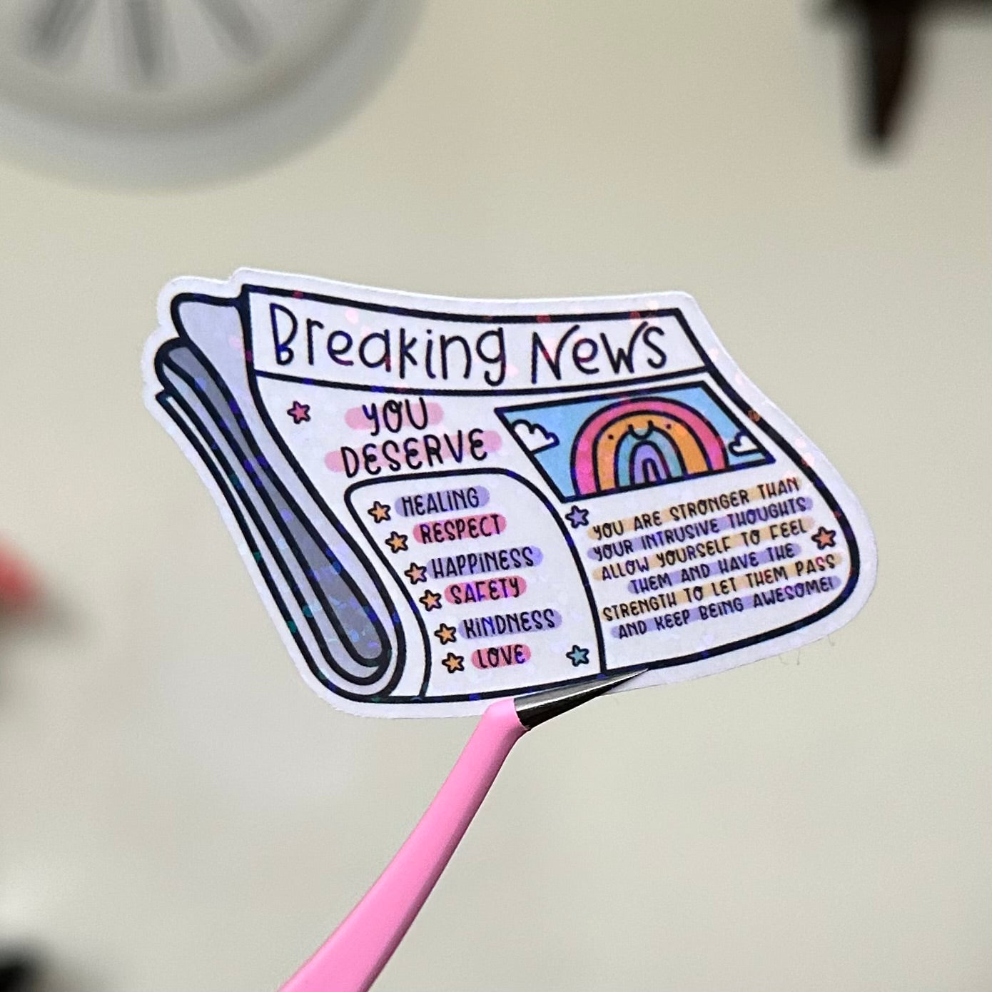 Breaking News Sticker