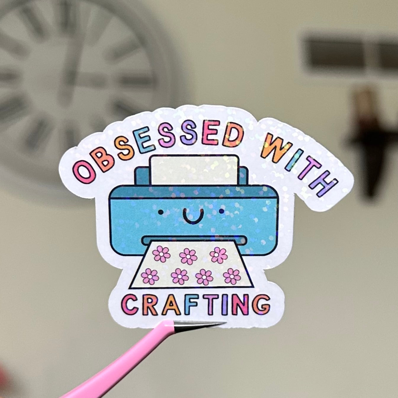 Obsessed With Crafting Sticker