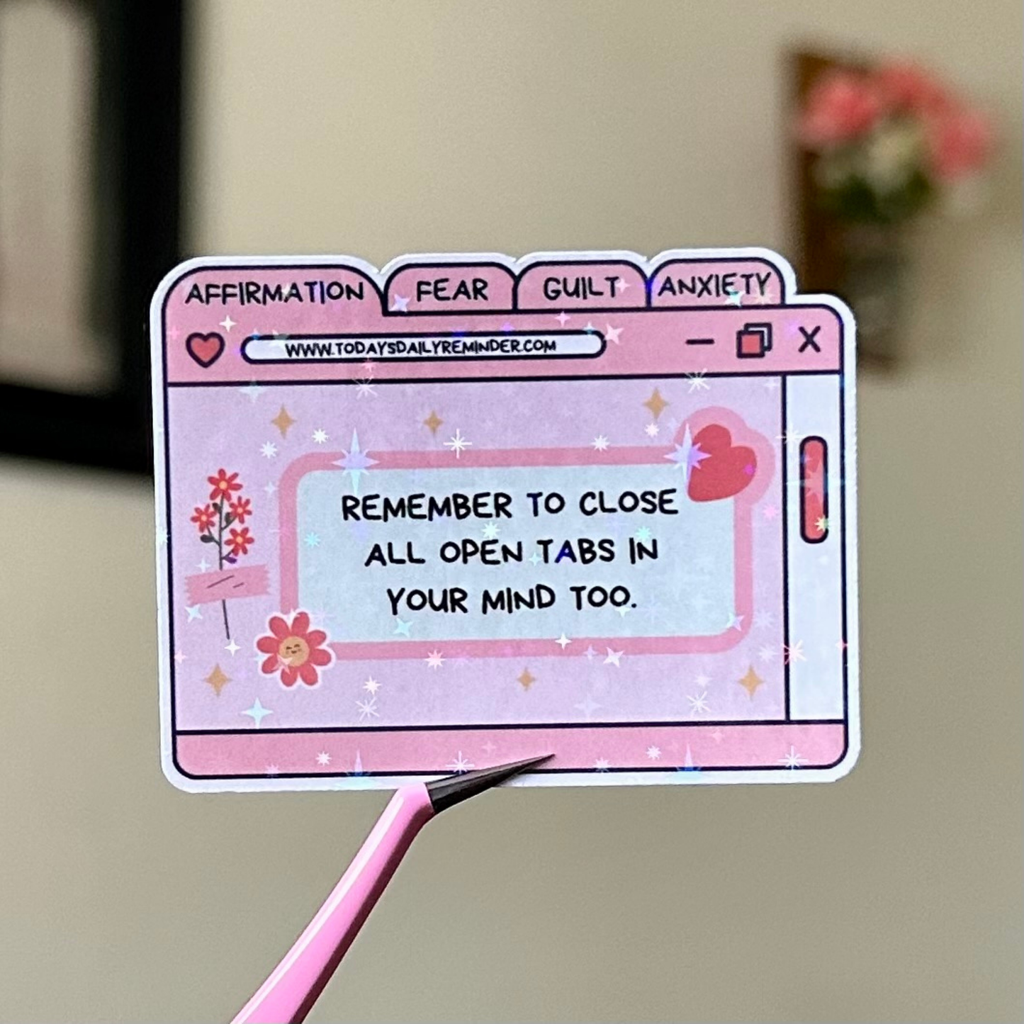 Close All Open Tabs Sticker