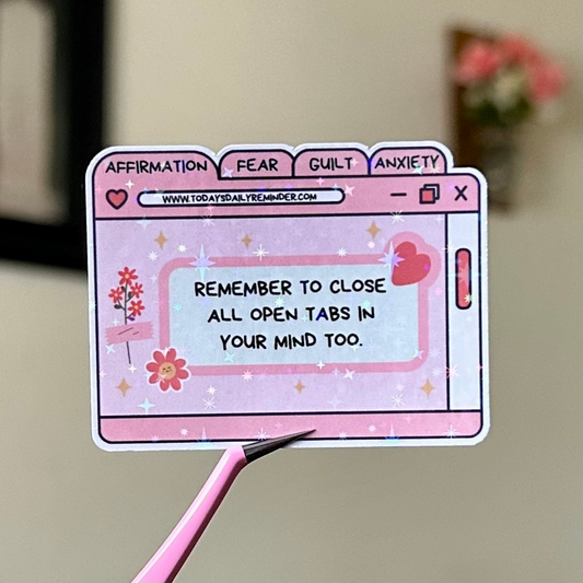 Close All Open Tabs Sticker