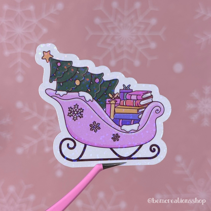 Christmas Sleigh Sticker
