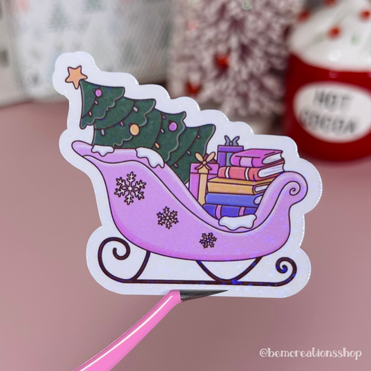Christmas Sleigh Sticker