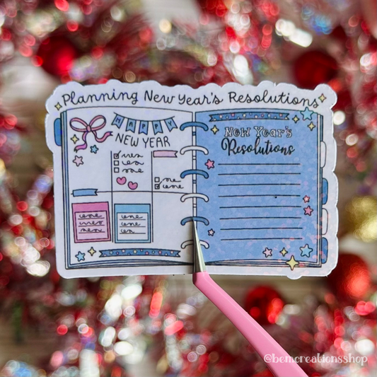 New Year's Resolutions Sticker