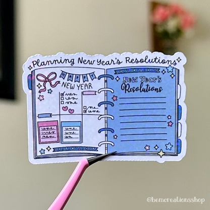New Year's Resolutions Sticker