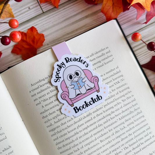 Spooky Readers Bookclub Magnetic Bookmark
