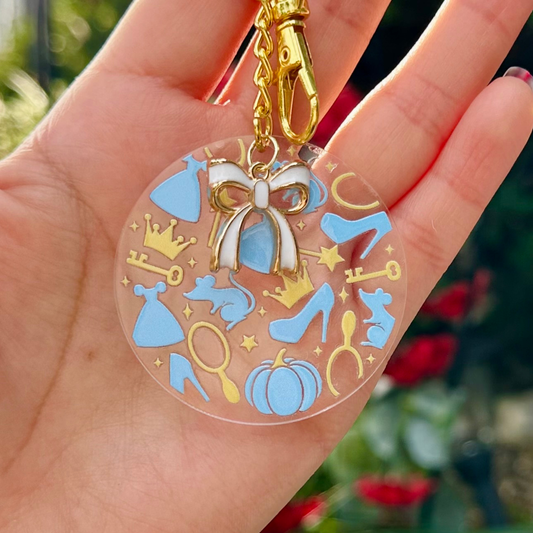 Slipper Princess Acrylic Keychain