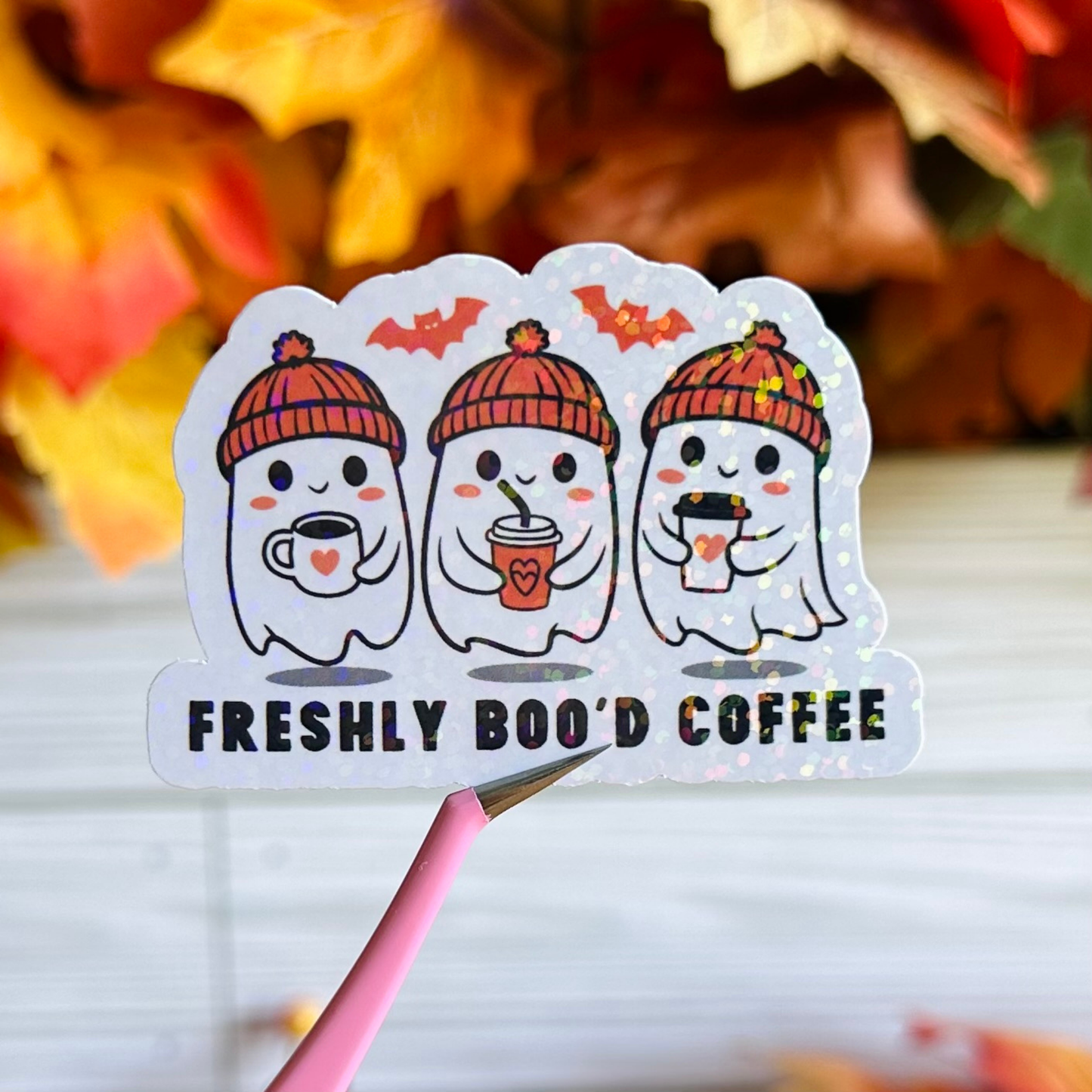 Freshly Boo'd Coffee Sticker