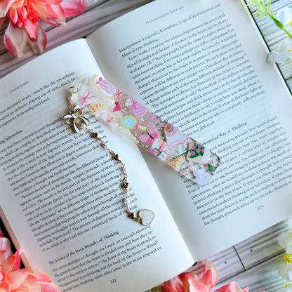 Pink Bachelorette Acrylic Bookmark