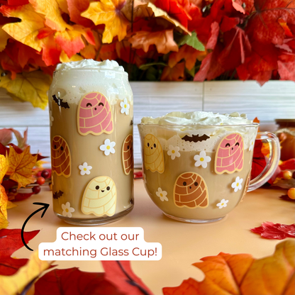 Ghosts Conchas 18oz Glass Mug