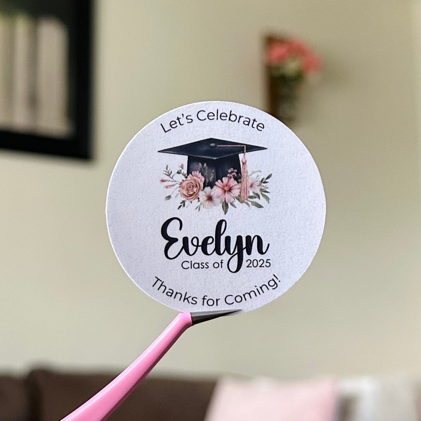 Custom Girl Graduation Sticker