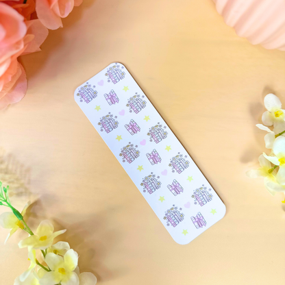 Floral Books & Bow Bookmark