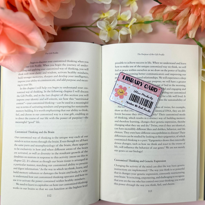 Library Card Sticker