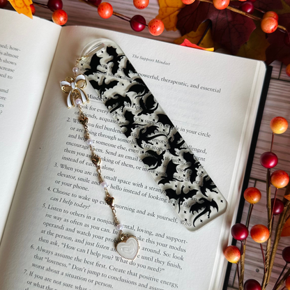 Black Dragons Acrylic Bookmark