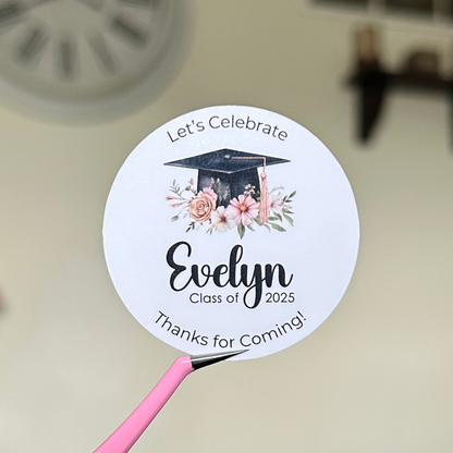 Custom Girl Graduation Sticker