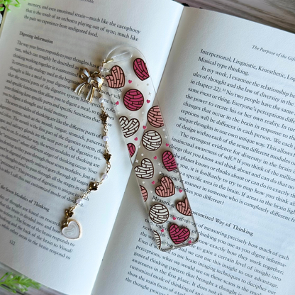 Mexican Heart Conchas Acrylic Bookmark