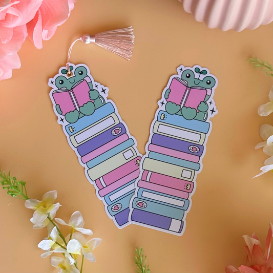 Bookworm Frog Bookmark