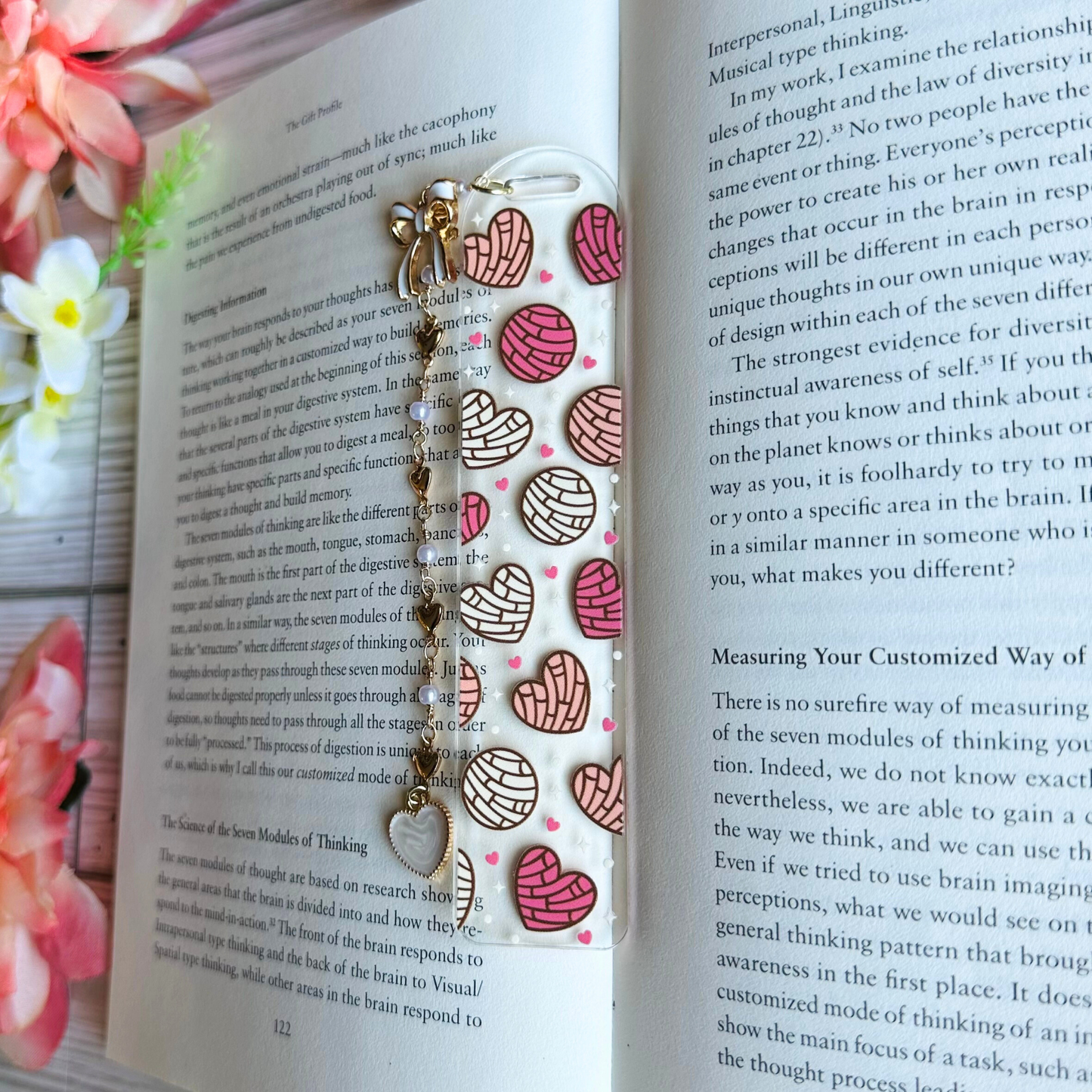 Mexican Heart Conchas Acrylic Bookmark